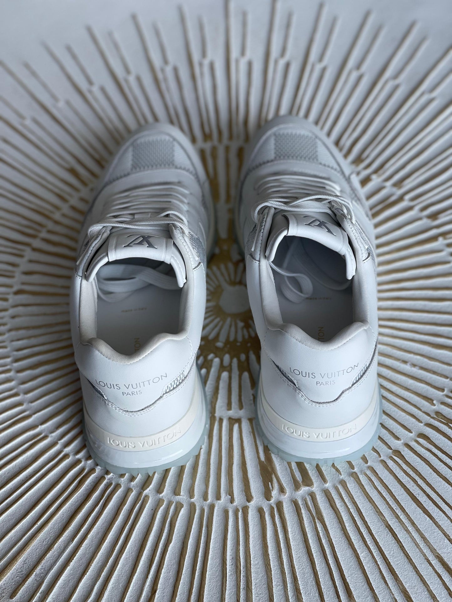 Louis Vuitton Run Away Low-Top Sneaker – White Monogram-Embossed Calf Leather (Men’s)