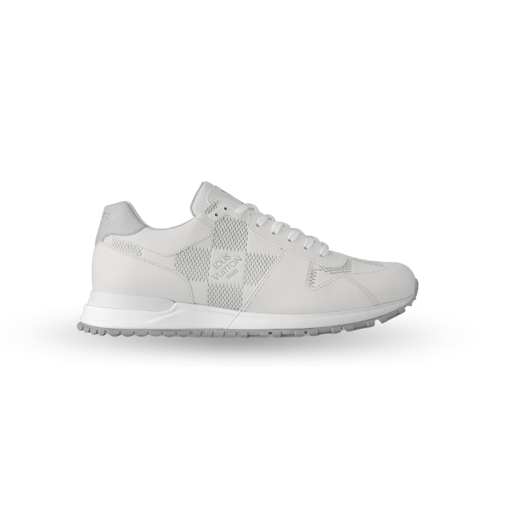 Louis Vuitton Run Away Low-Top Sneaker – White Monogram-Embossed Calf Leather (Men’s)