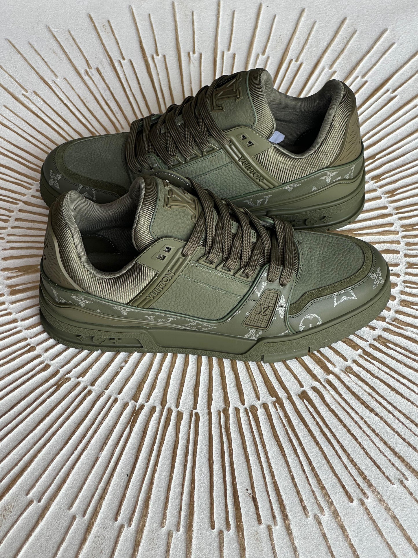 Louis Vuitton LV Trainer Maxi Sneaker – Luxury Green Calf Leather (Men’s)