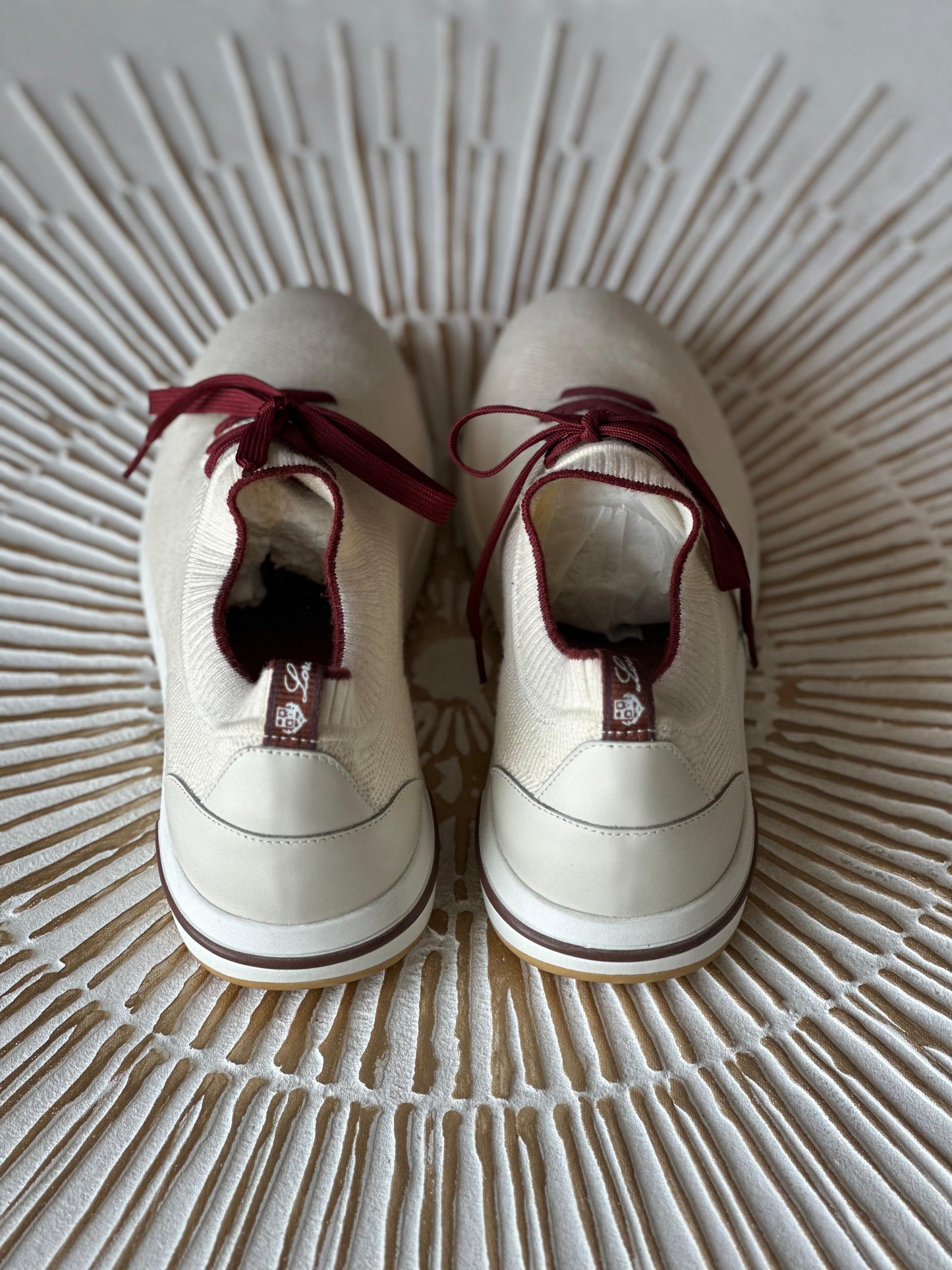 LORO PIANA 360 Flexy Walk Wish® Stretch-Knit Slip-On Sneakers Shoes 40