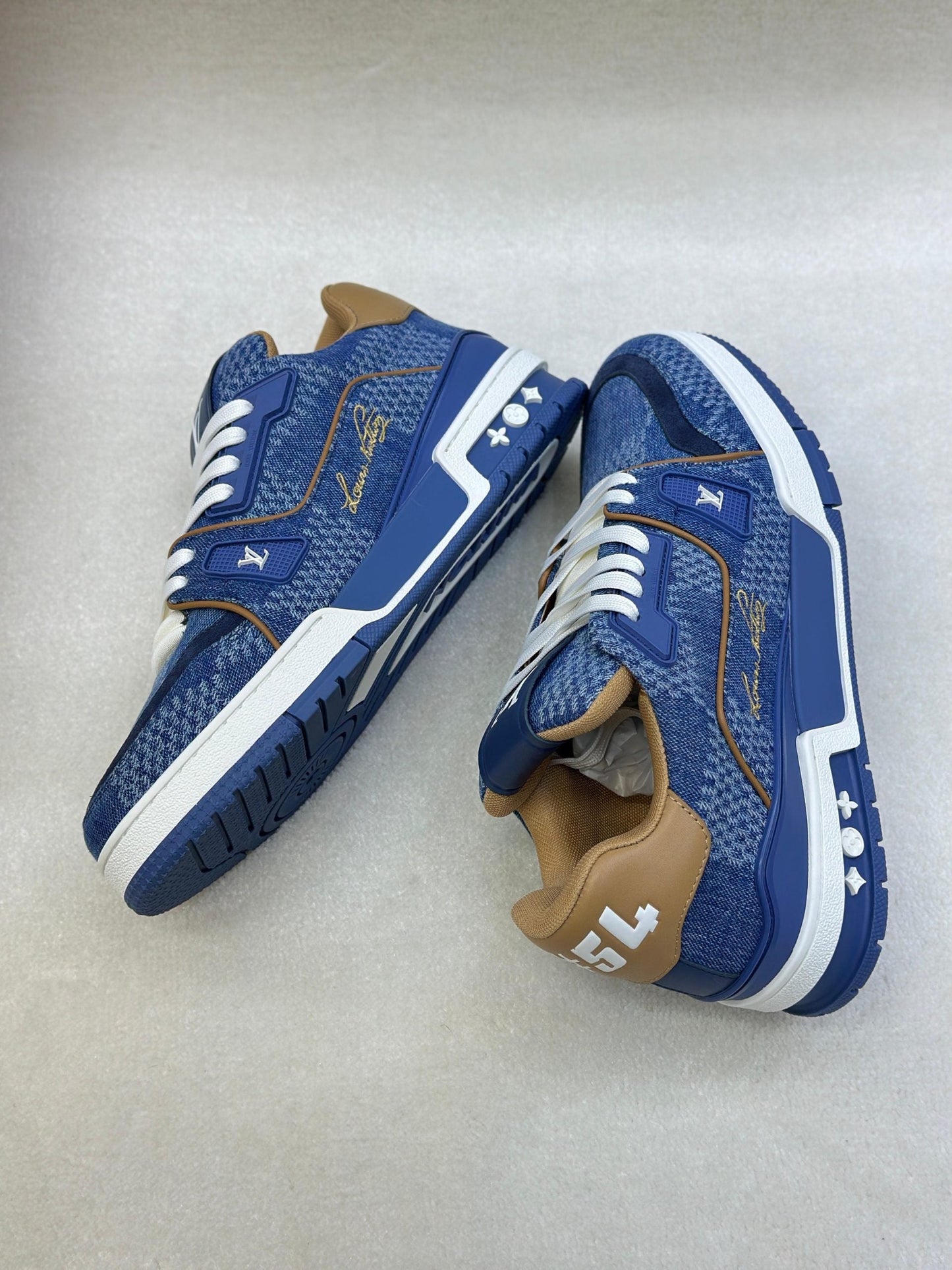 Louis Vuitton Trainer Denim Blue