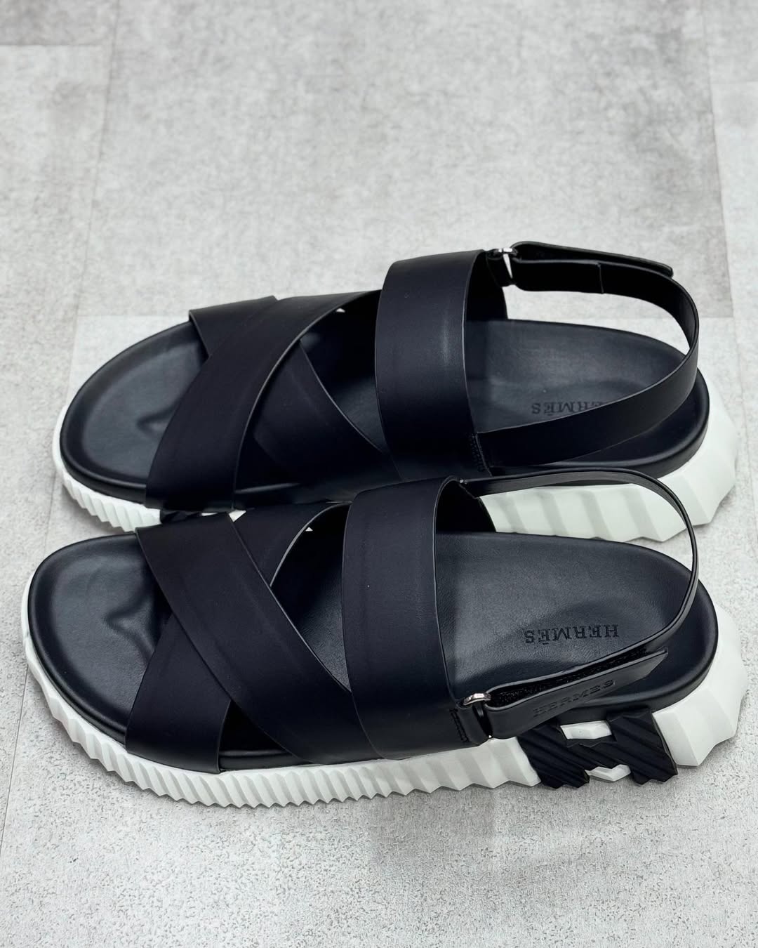 Hermes Electric Sandal Men's Black