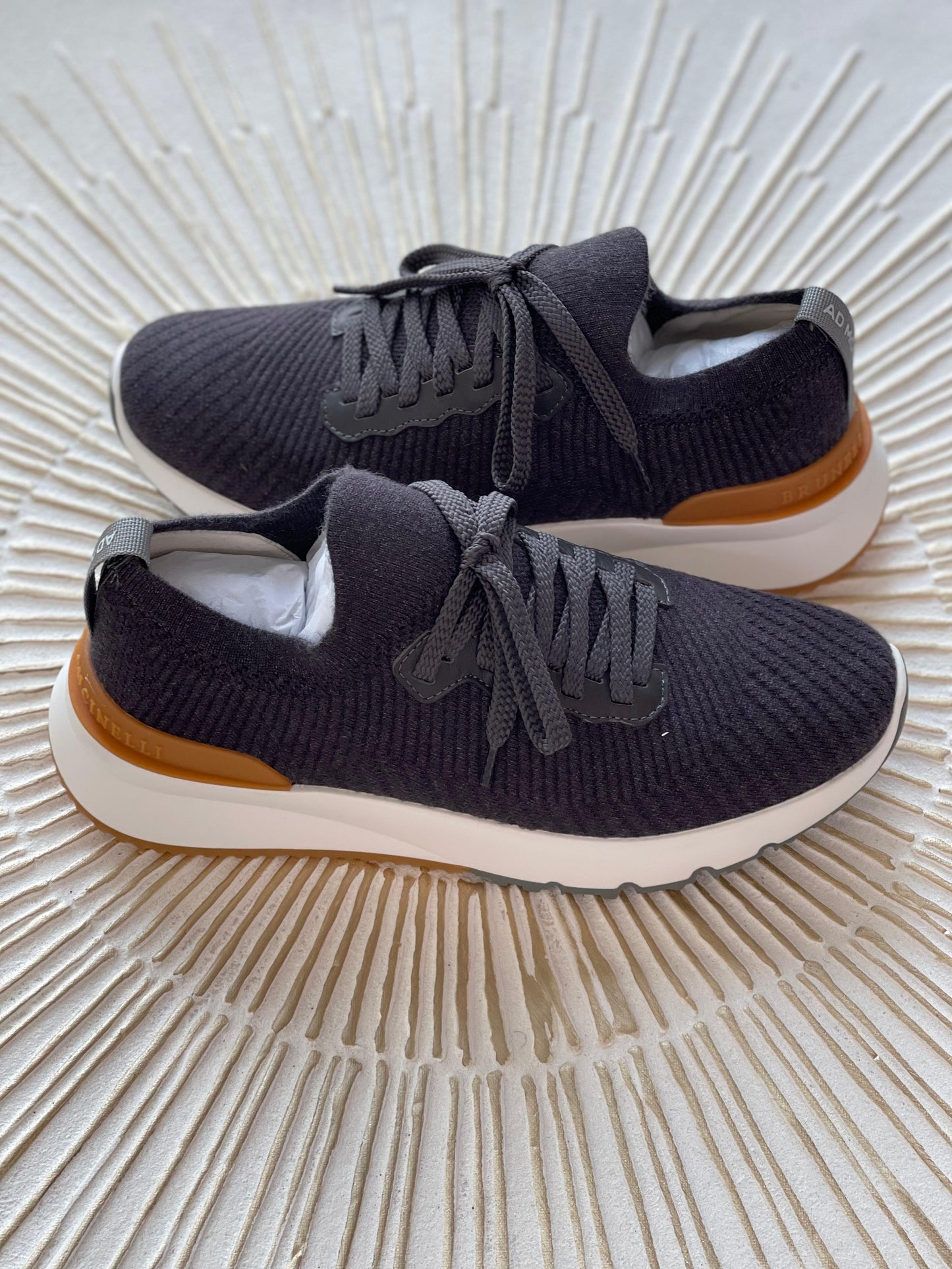 Brunello Cucinelli Men’s Knit Runner Sneaker – Stretch Cotton Blend