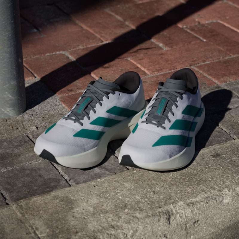 Adidas Adizero Evo SL Cloud White & Pure Teal