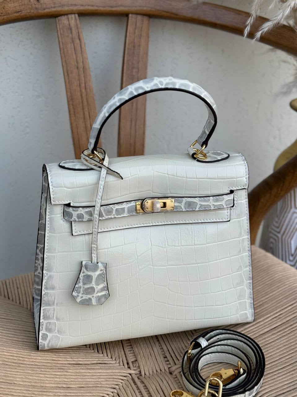 Hermés Luxury Alligator Tote Bag