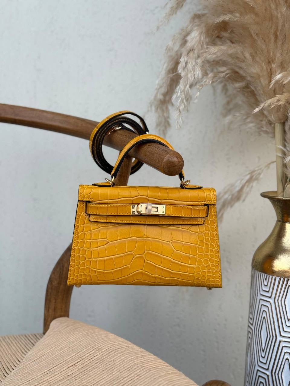 Hermés Mini Kelly 20 CM Bag Alligator