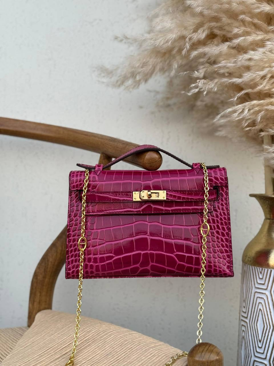 Hermés Kelly Pochette Clutch Bag