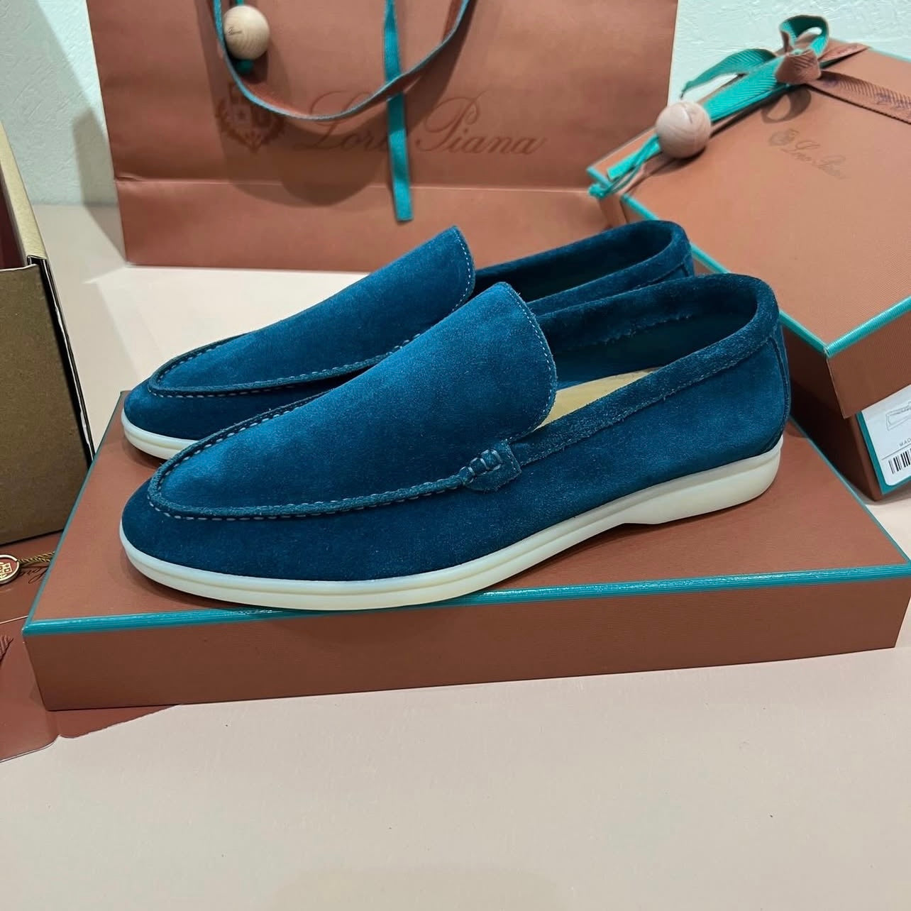Summer Walk Loafer Suede Classic Blue