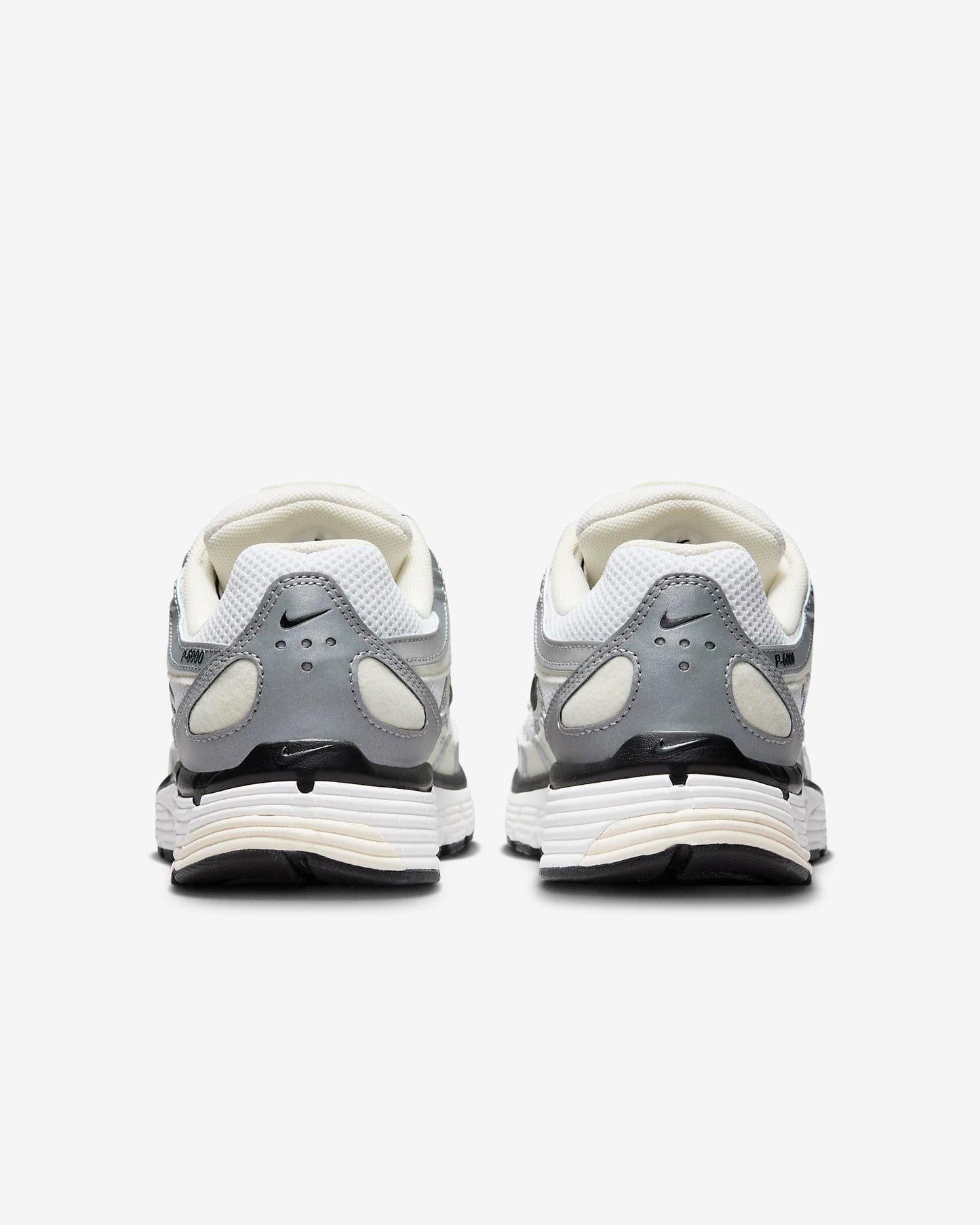 Nike P-6000 Summit White Metallic Silver