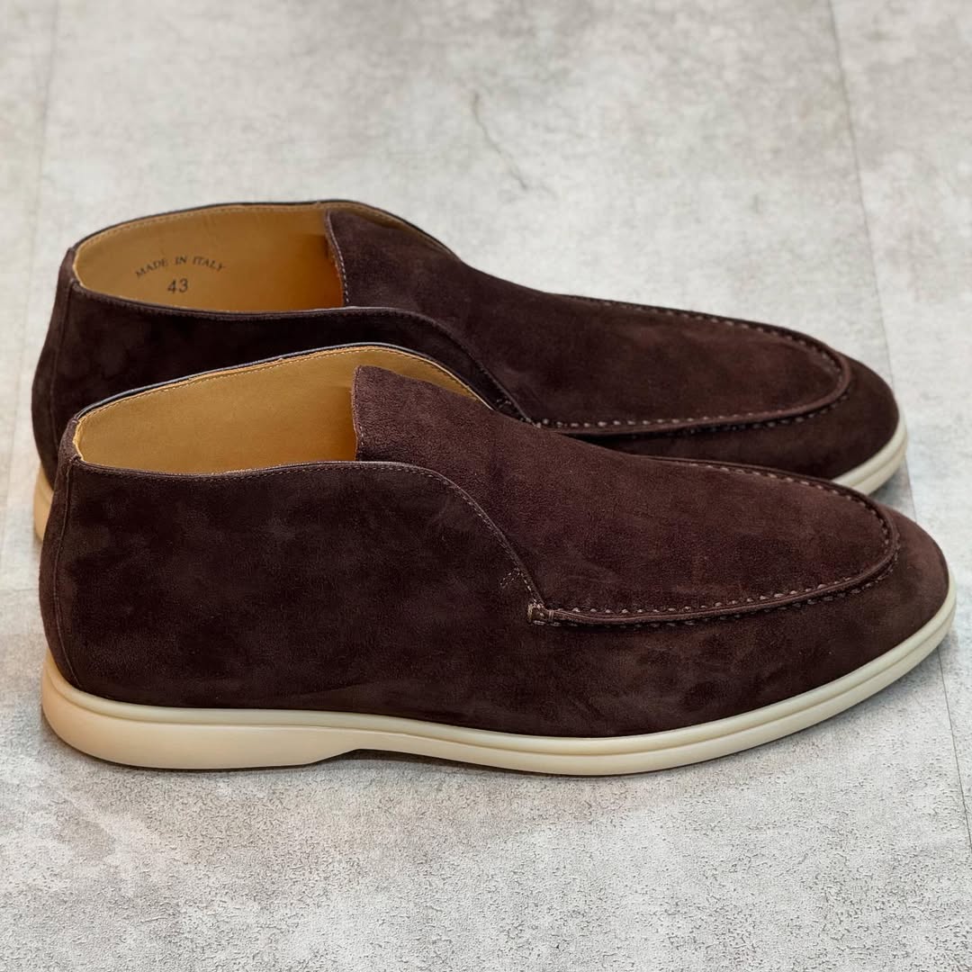 Loro Piana Open Walk ankle boot Marron