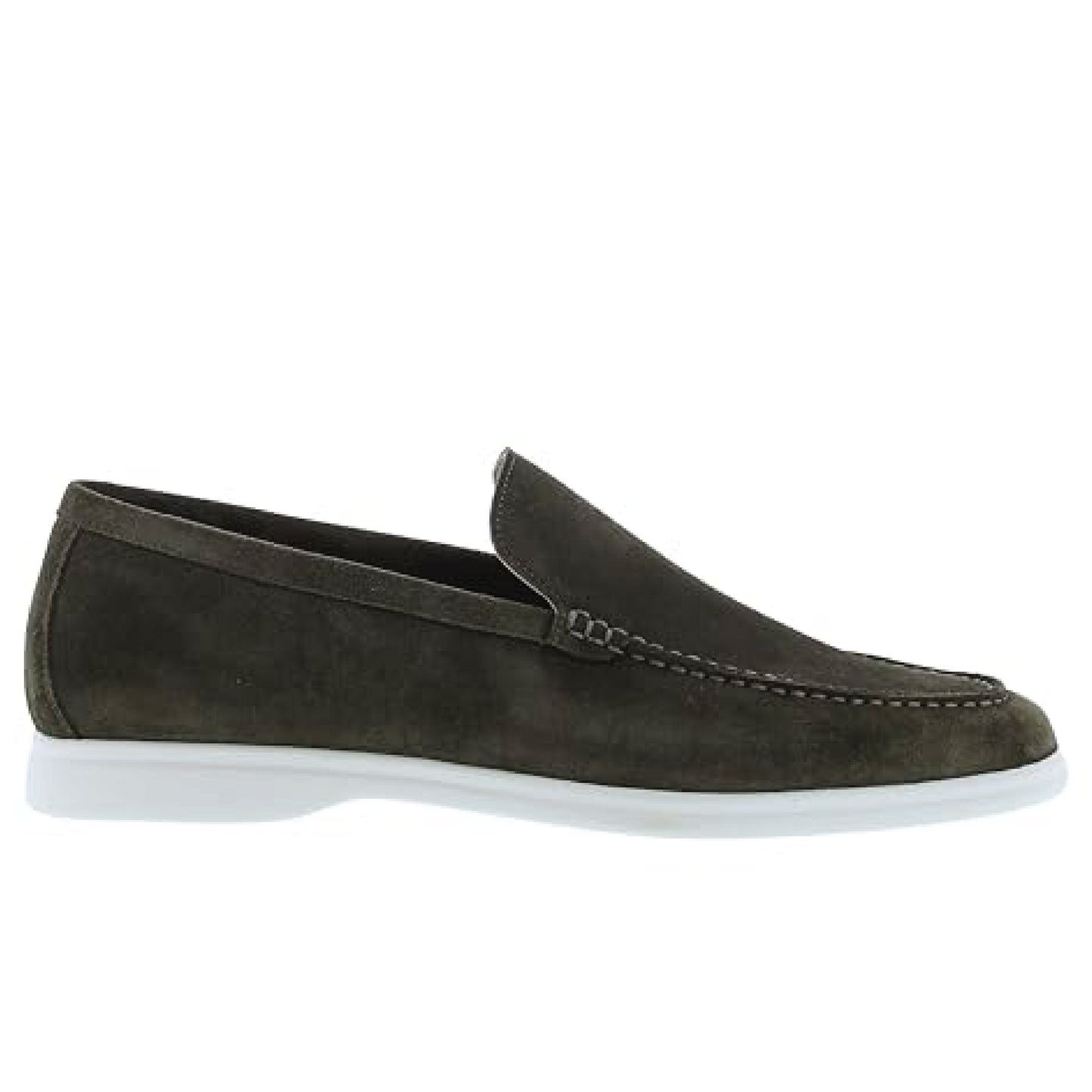 Loro Piana - Summer Walk Suede Loafers - Gray