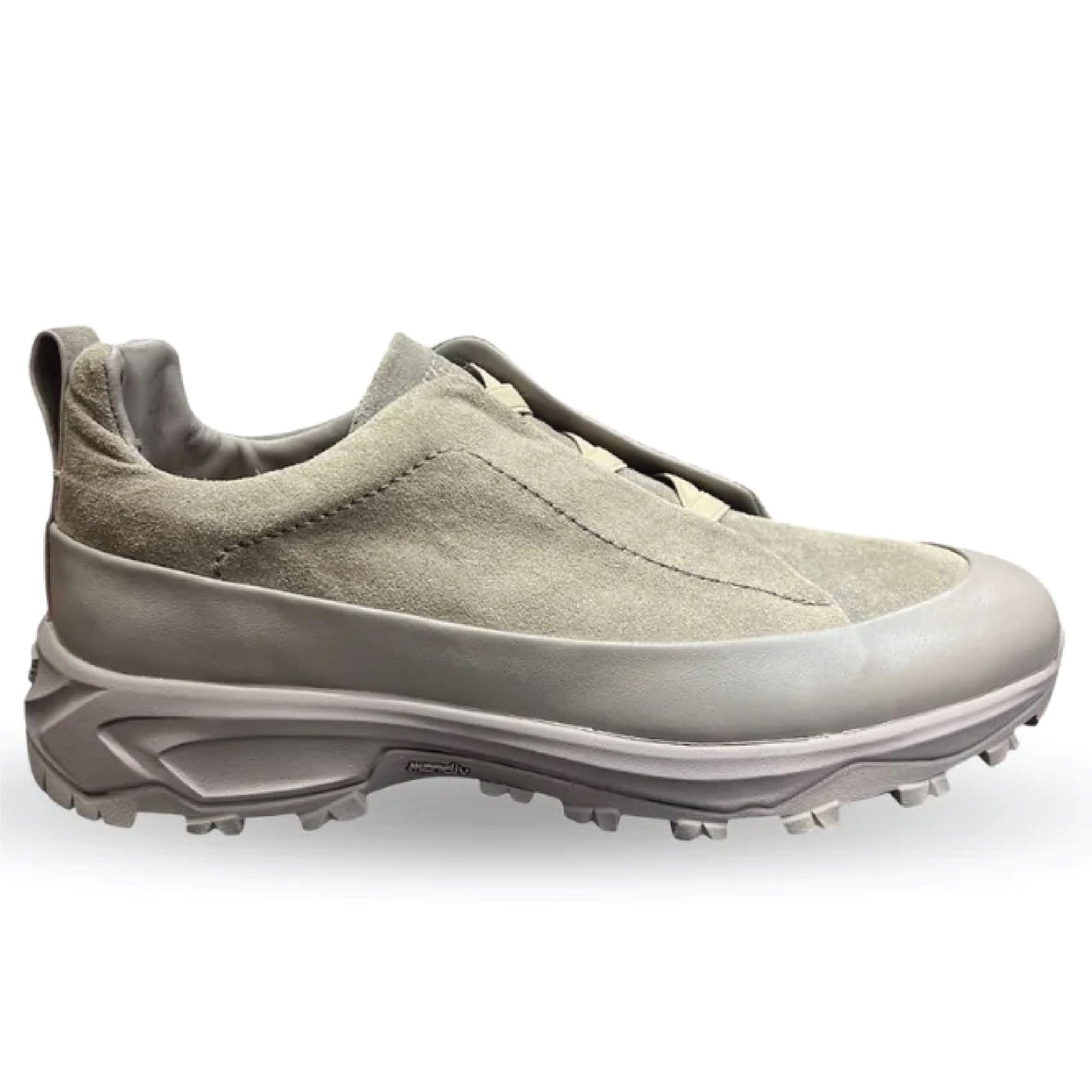 Light Taupe Leather and Suede Triple Stitch™ Monte Sneakers FW25 32127595 | Zegna