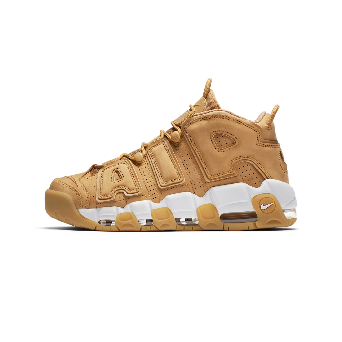 Nike Air More Uptempo PRM Wheat Flax Gum Light Brown