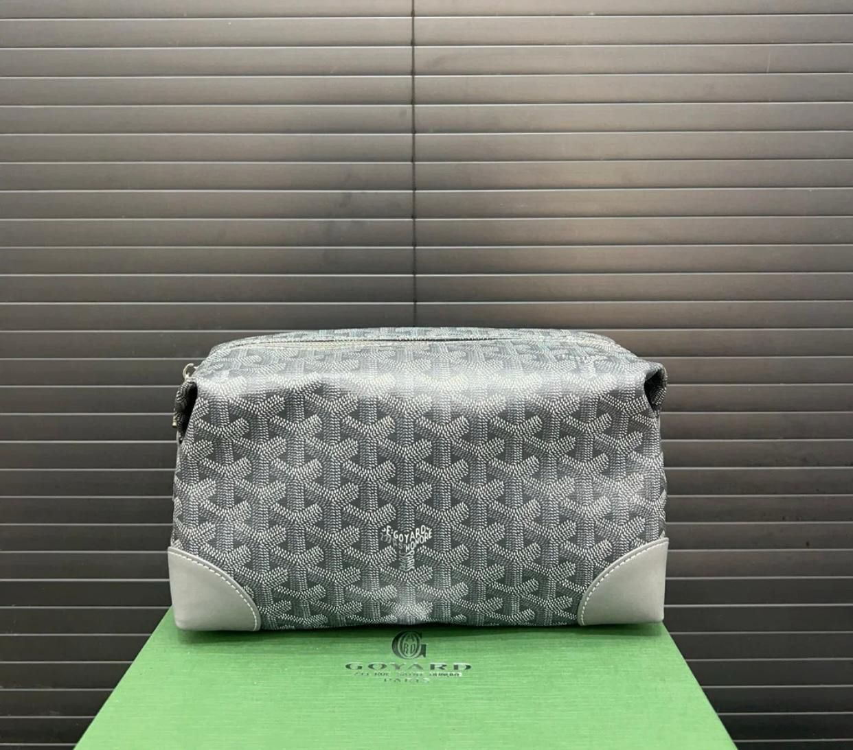 Goyard Boeing 25 Toilet Bag '' Grey ''