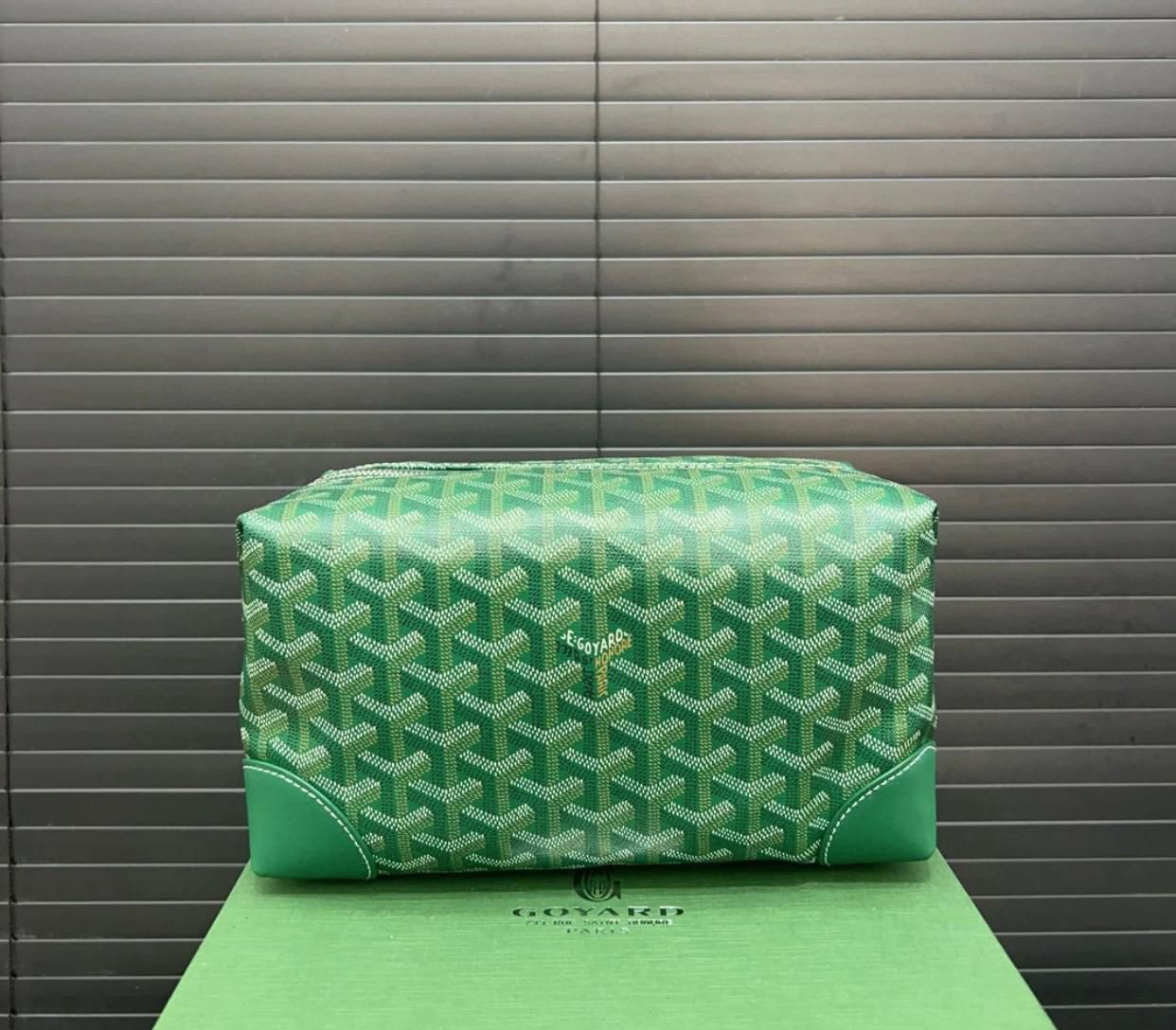 Goyard Boeing 25 Toilet Bag '' Green ''