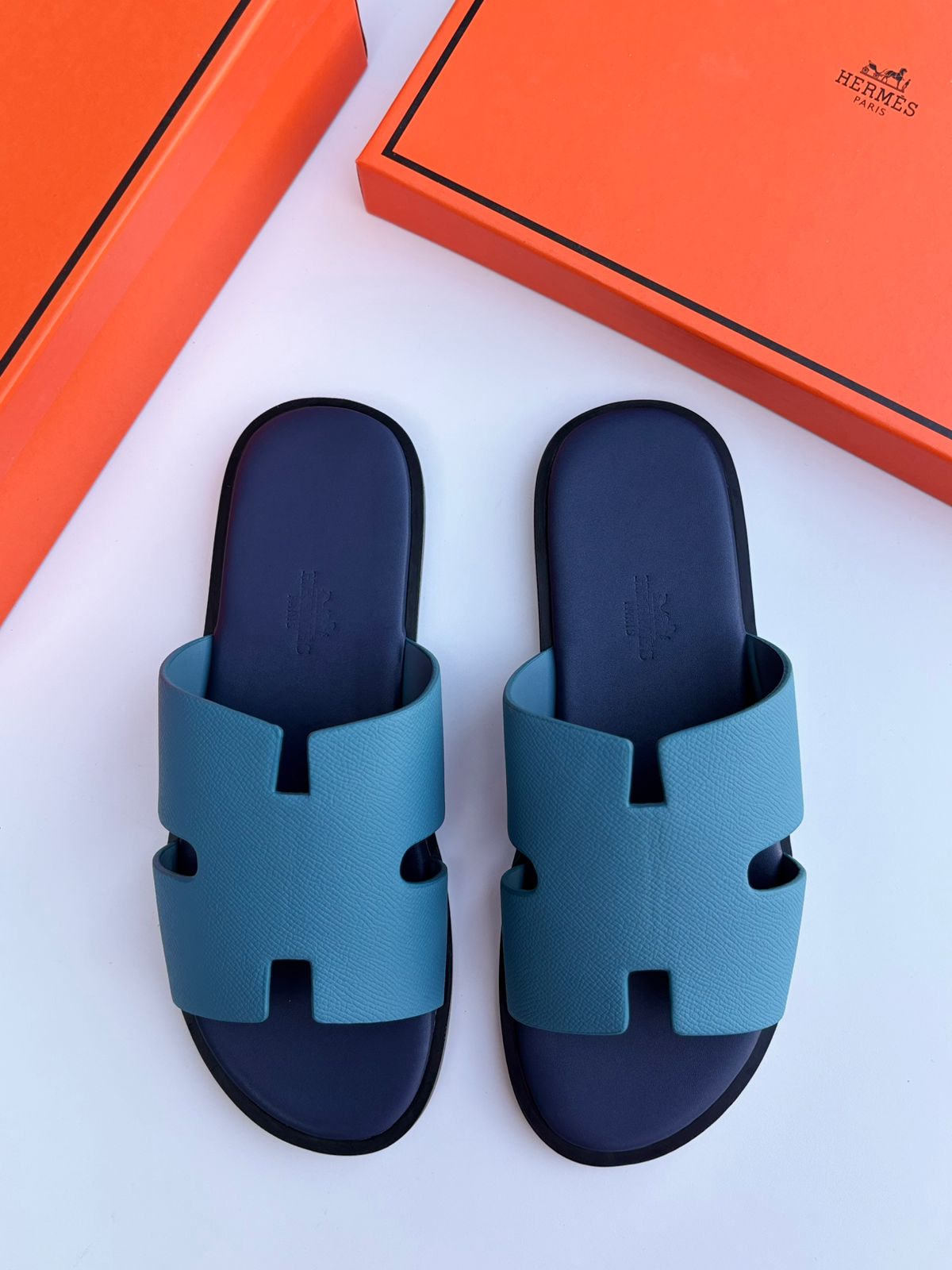 Hermes Izmir Sandal Blue