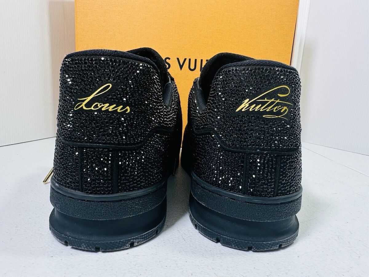 Louis Vuitton Trainer Crystal – Black