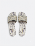 Christian Dior Dway Grey Print Slides