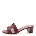 Hermès Oasis Sandal Bordeaux