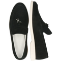 Loro Piana Women's Loafers | Babouche Charms Walk Black