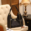 Chanel Bag | Medium Hobo Handbag Black Calfskin