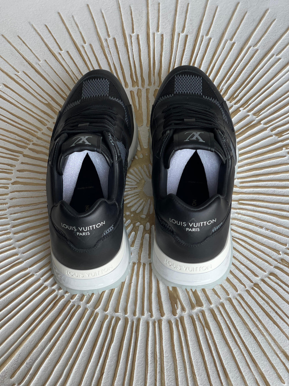 Louis Vuitton Run Away Low-Top Sneaker – Black Calf Leather (Men’s)