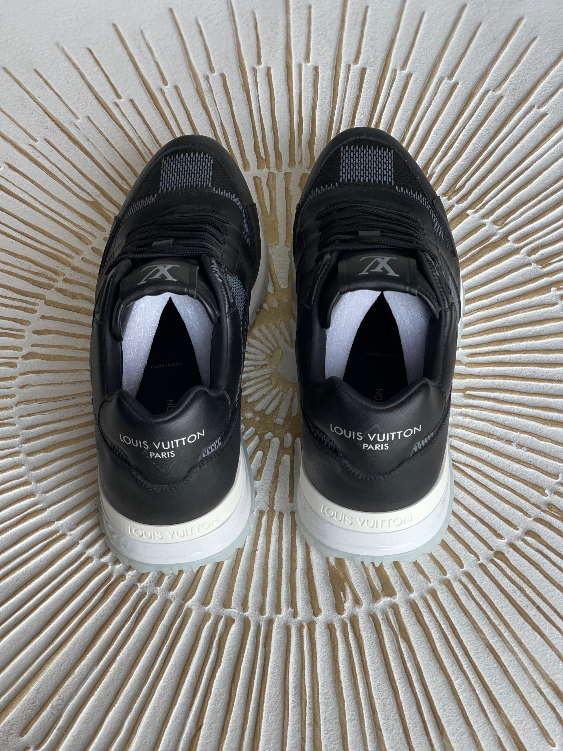 Louis Vuitton Run Away Low-Top Sneaker – Black Calf Leather (Men’s)