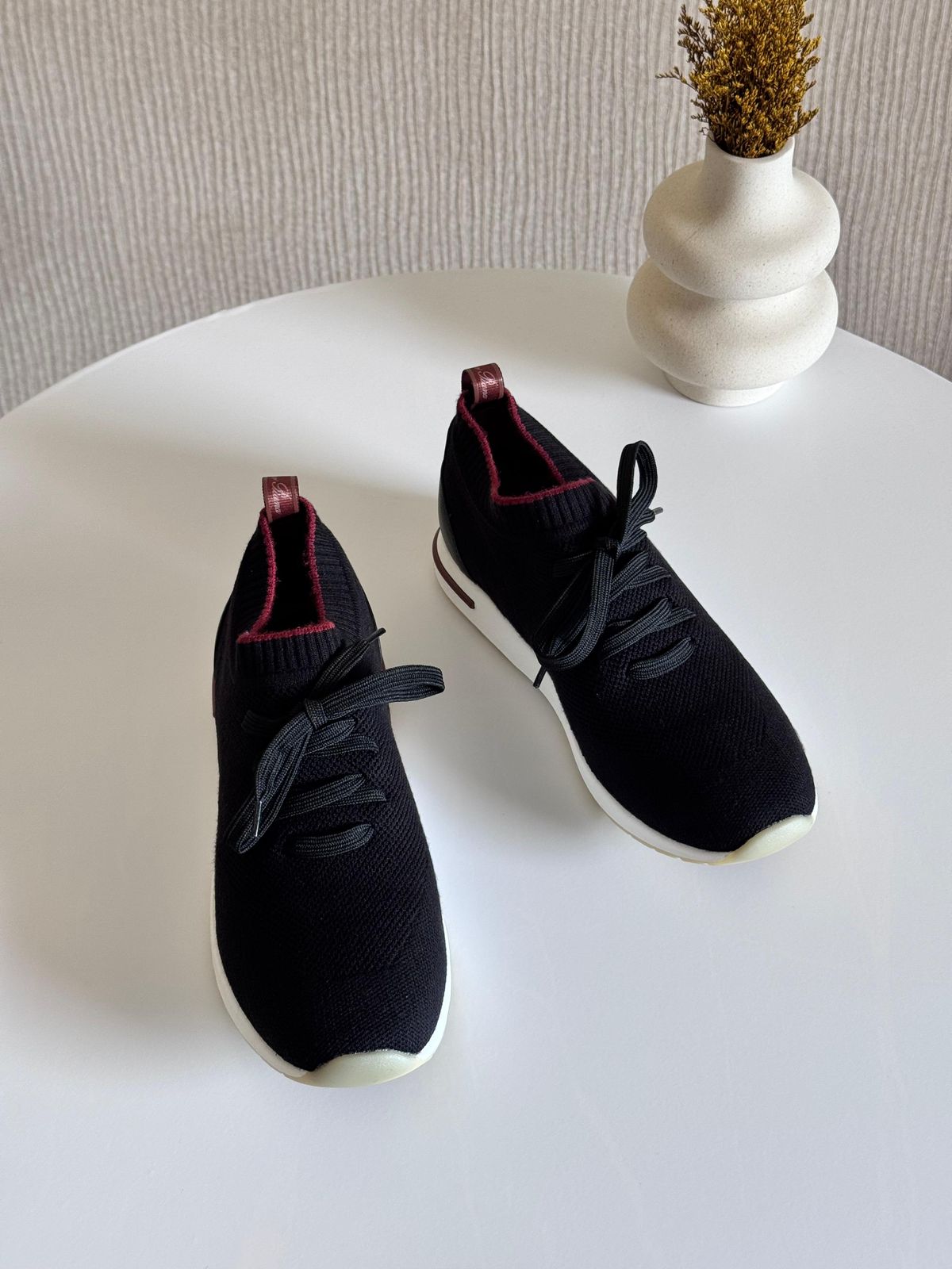 360 LP Flexy Walk Sneaker Wish® Wool Black | Loro Piana