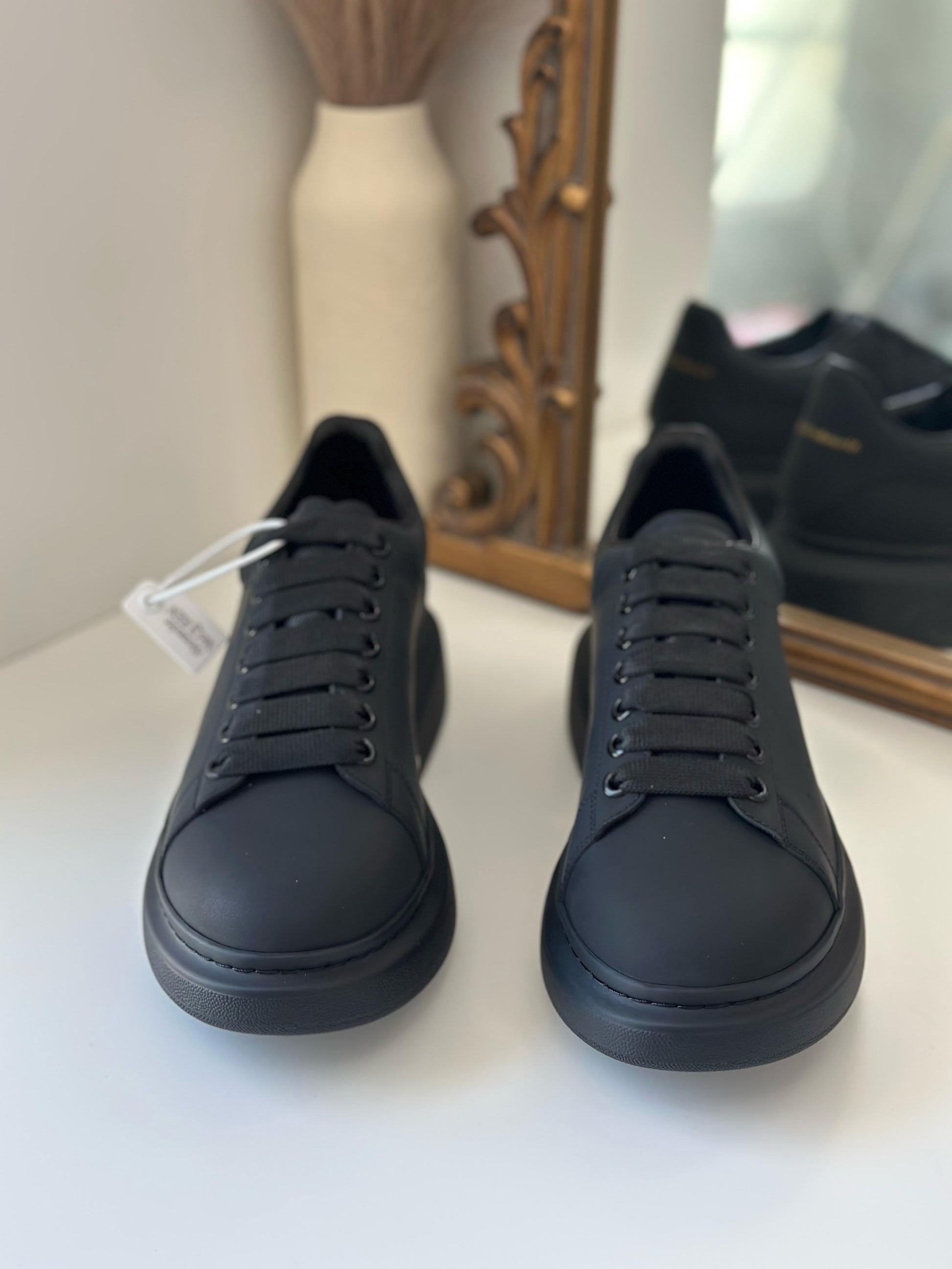 Alexander McQueen Full Black Men's Designer Running Sneakers