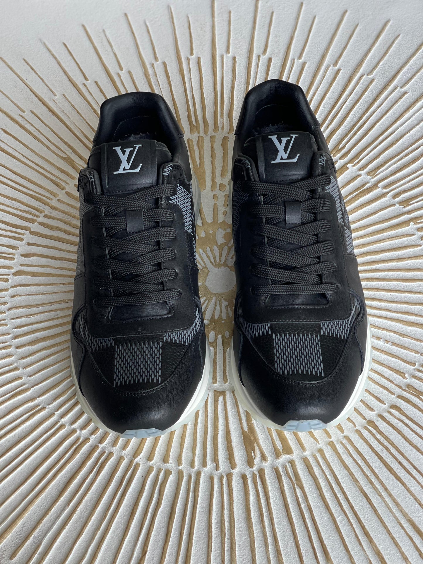Louis Vuitton Run Away Low-Top Sneaker – Black Calf Leather (Men’s)