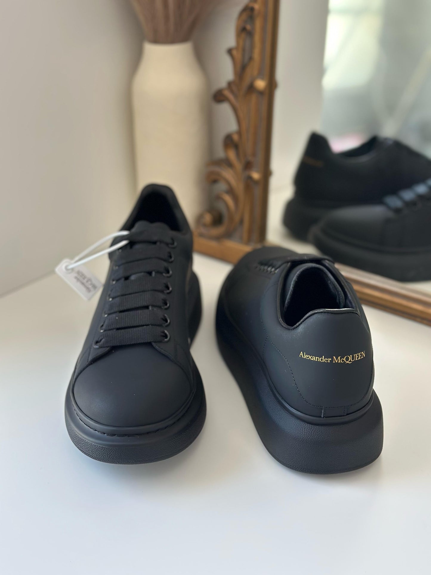 Alexander McQueen Full Black Men's Designer Running Sneakers