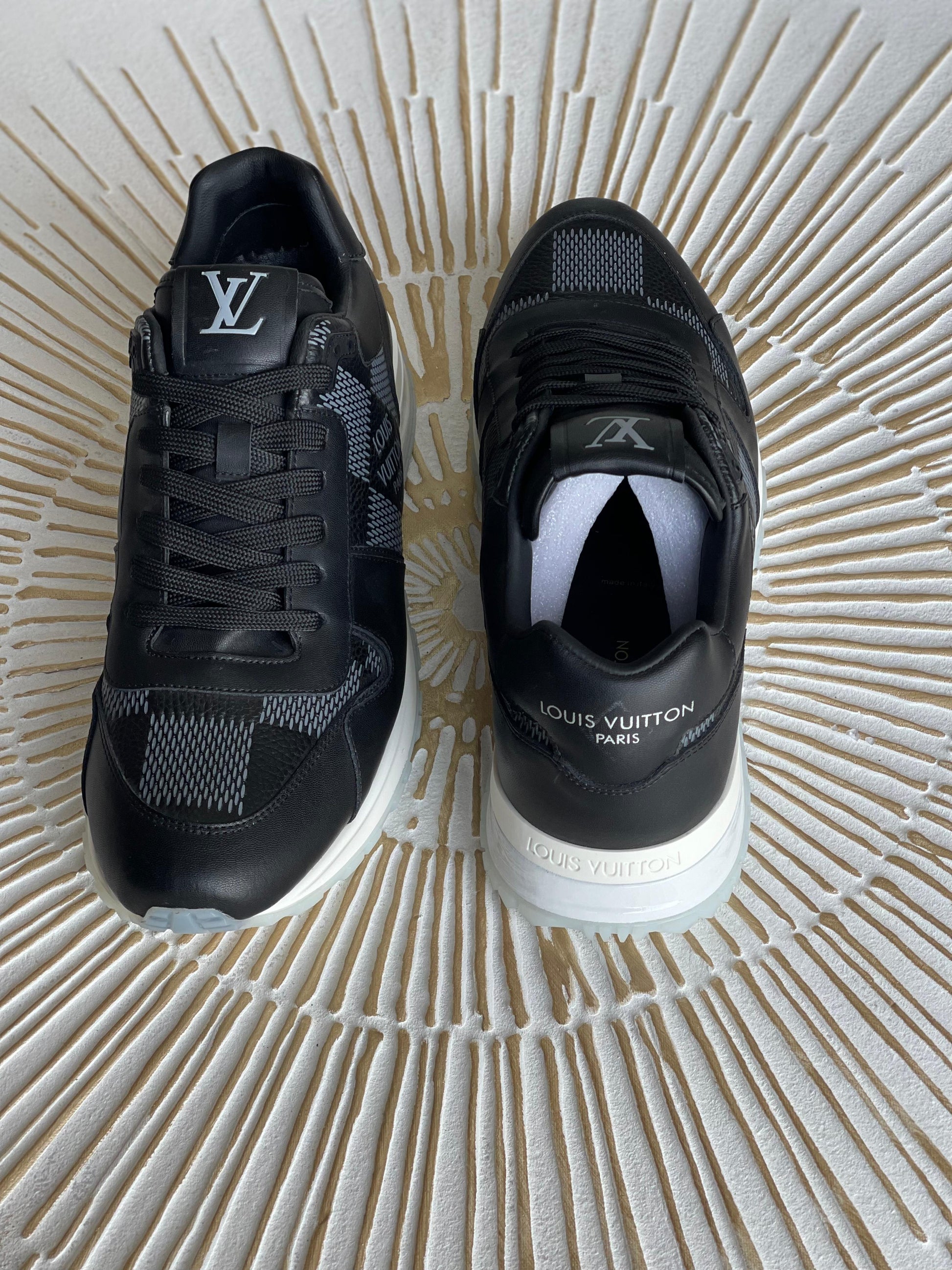 Louis Vuitton Run Away Low-Top Sneaker – Black Calf Leather (Men’s)