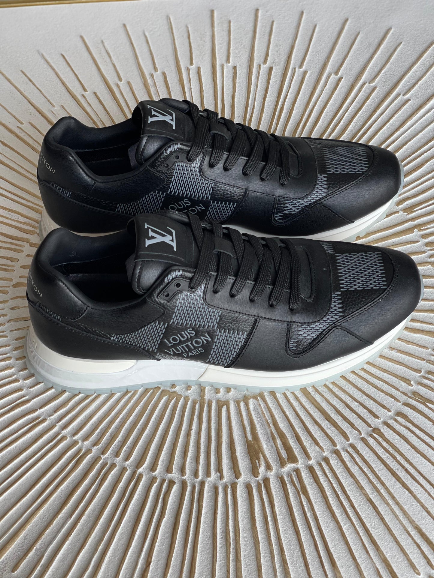 Louis Vuitton Run Away Low-Top Sneaker – Black Calf Leather (Men’s)