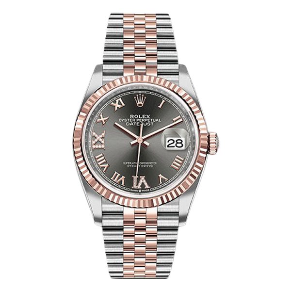 Rolex | Datejust Dark Rhodium Roman Dial