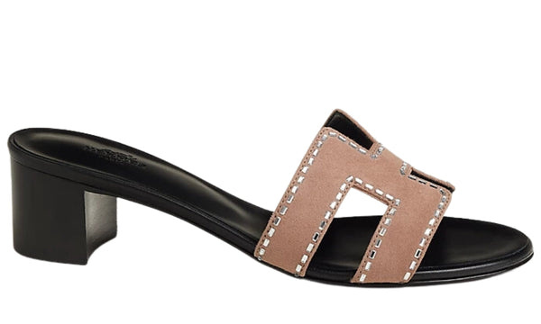 Hermès Slides | Oasis Pearl Pink