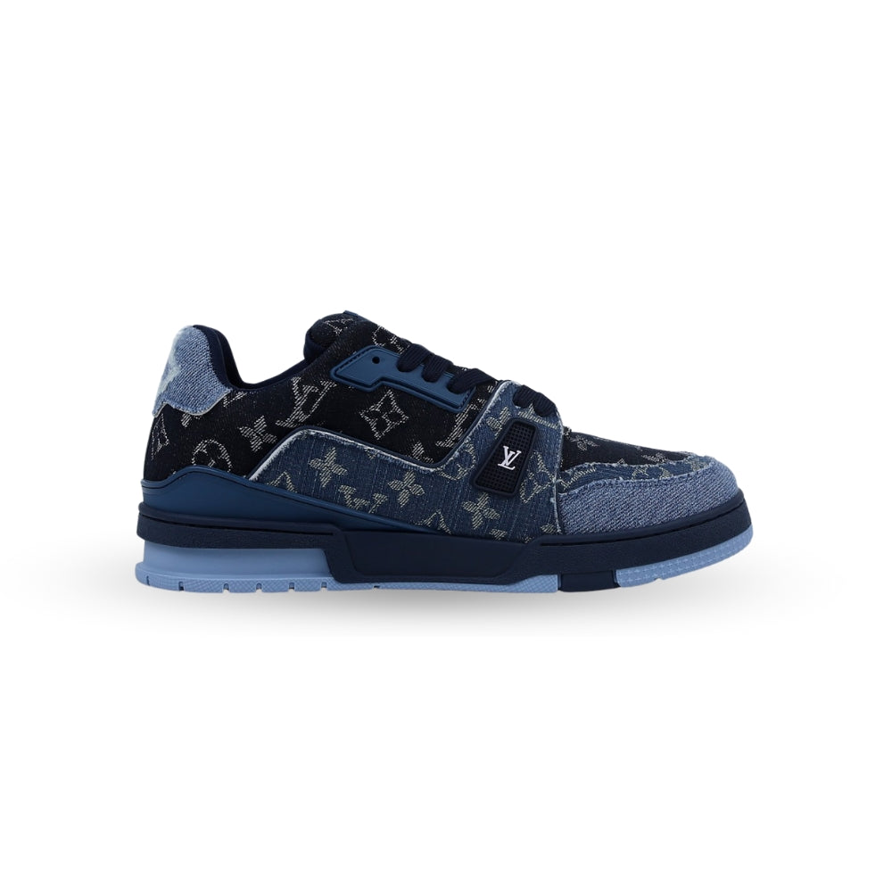 Louis Vuitton LV Trainer × Nigo – Blue Denim Monogram Sneaker (Men’s)