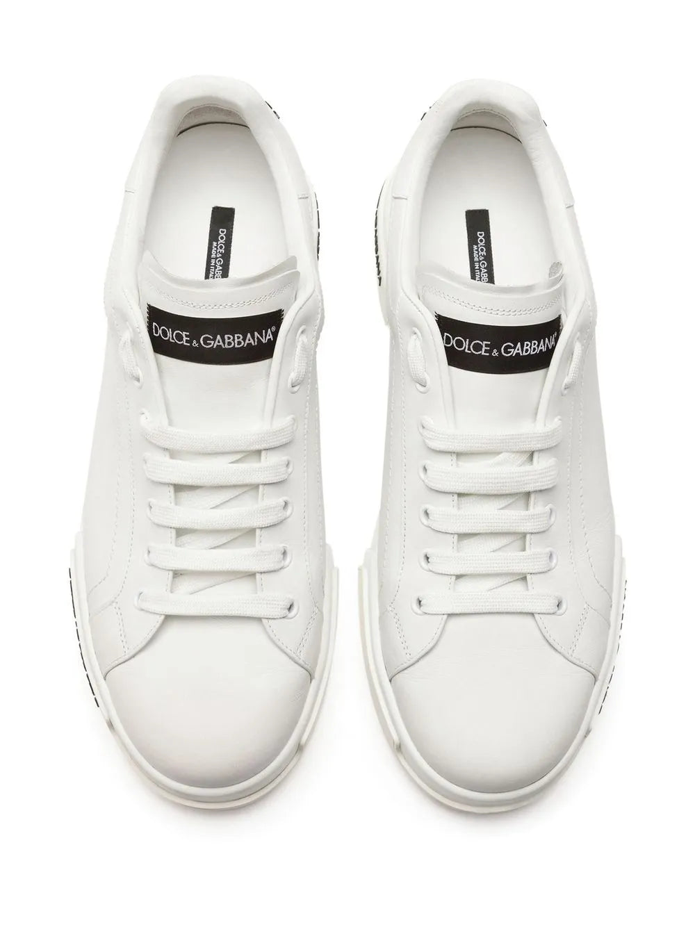 Dolce & Gabbana Portofino logo-detail sneakers White