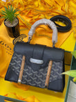 Goyard Black Goyardine Coated Canvas