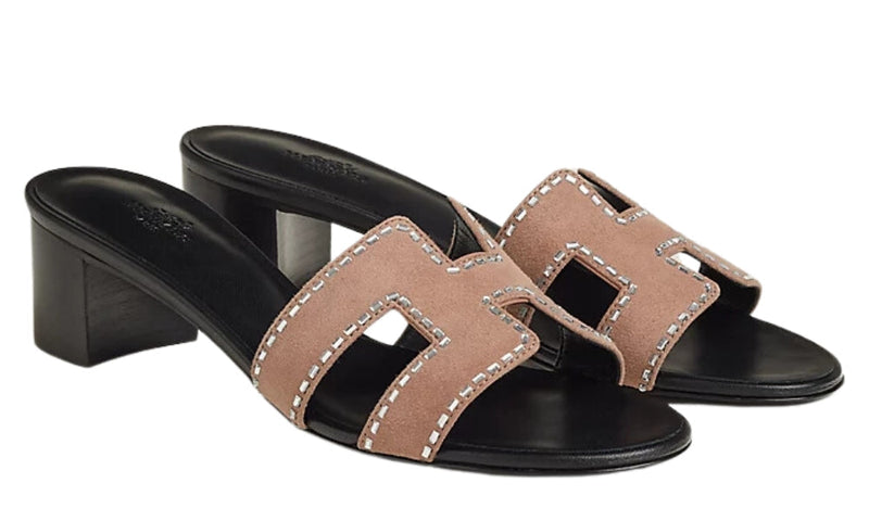 Hermès Slides | Oasis Pearl Pink