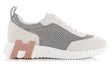Hermès Air Mesh Suede Goatskin Bouncing  "Gris Lulea White"