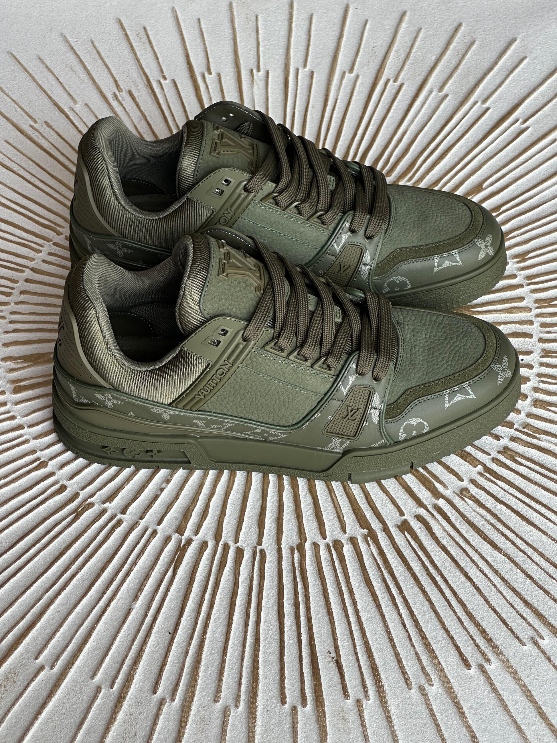 Louis Vuitton LV Trainer Maxi Sneaker – Luxury Green Calf Leather (Men’s)