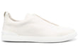 Zegna Triple Stich leather sneakers "White"