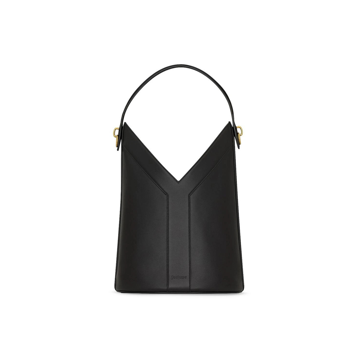 Saint Laurent Bag | Women’s Y Top Handle Bucket Bag in Leather