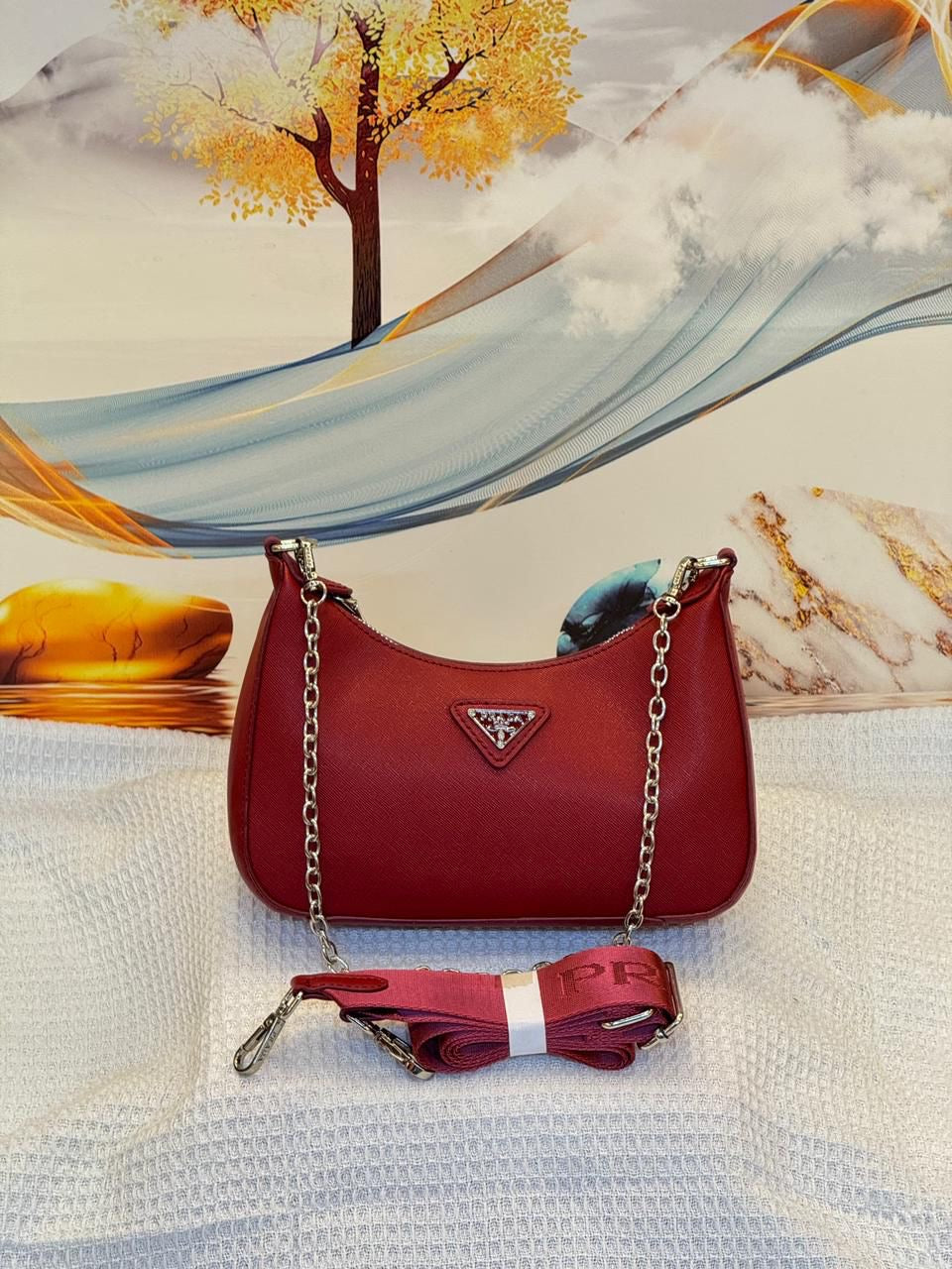 Prada Bag | Re-Edition Nylon Red Color