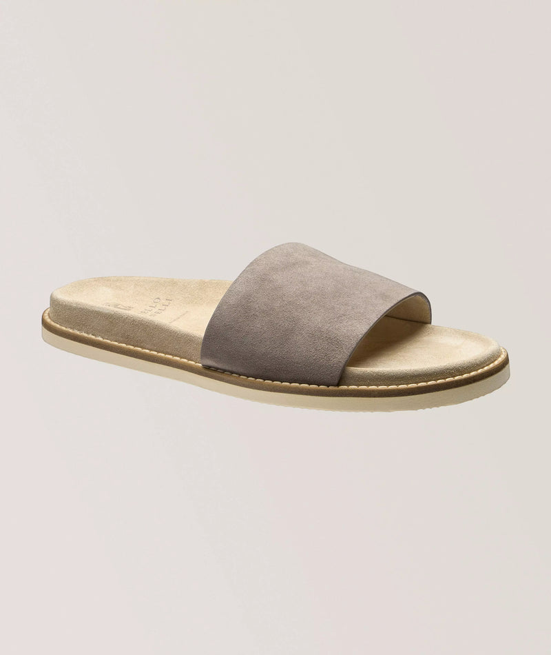 Brunello Cucinelli Sandals | Suede Contrast