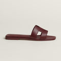 Hermès Oran Sandal Rouge Leather