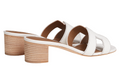 Hermès Slides | Leather Oasis White