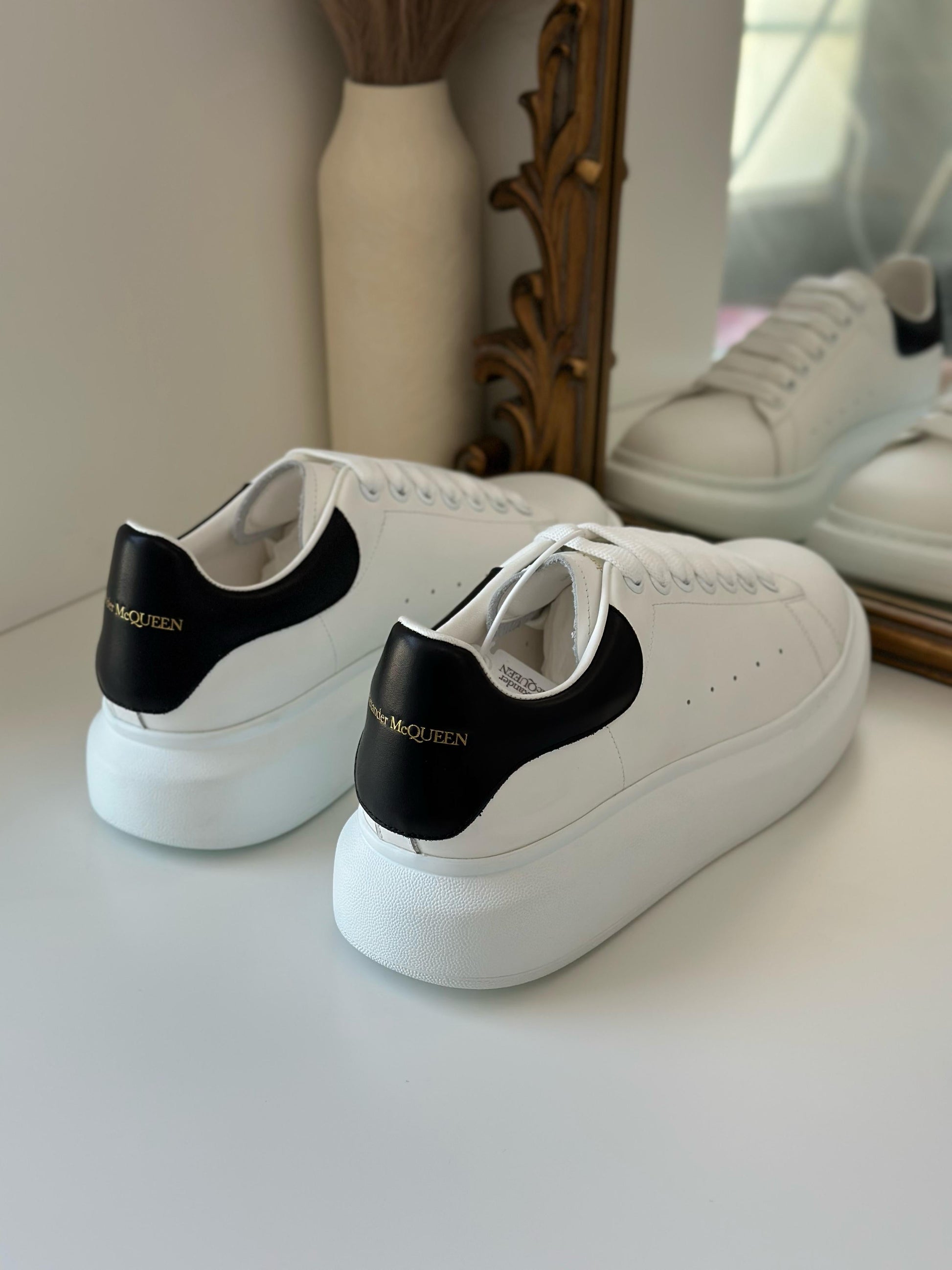 Alexander McQueen Oversized White Men's Designer Sneakers