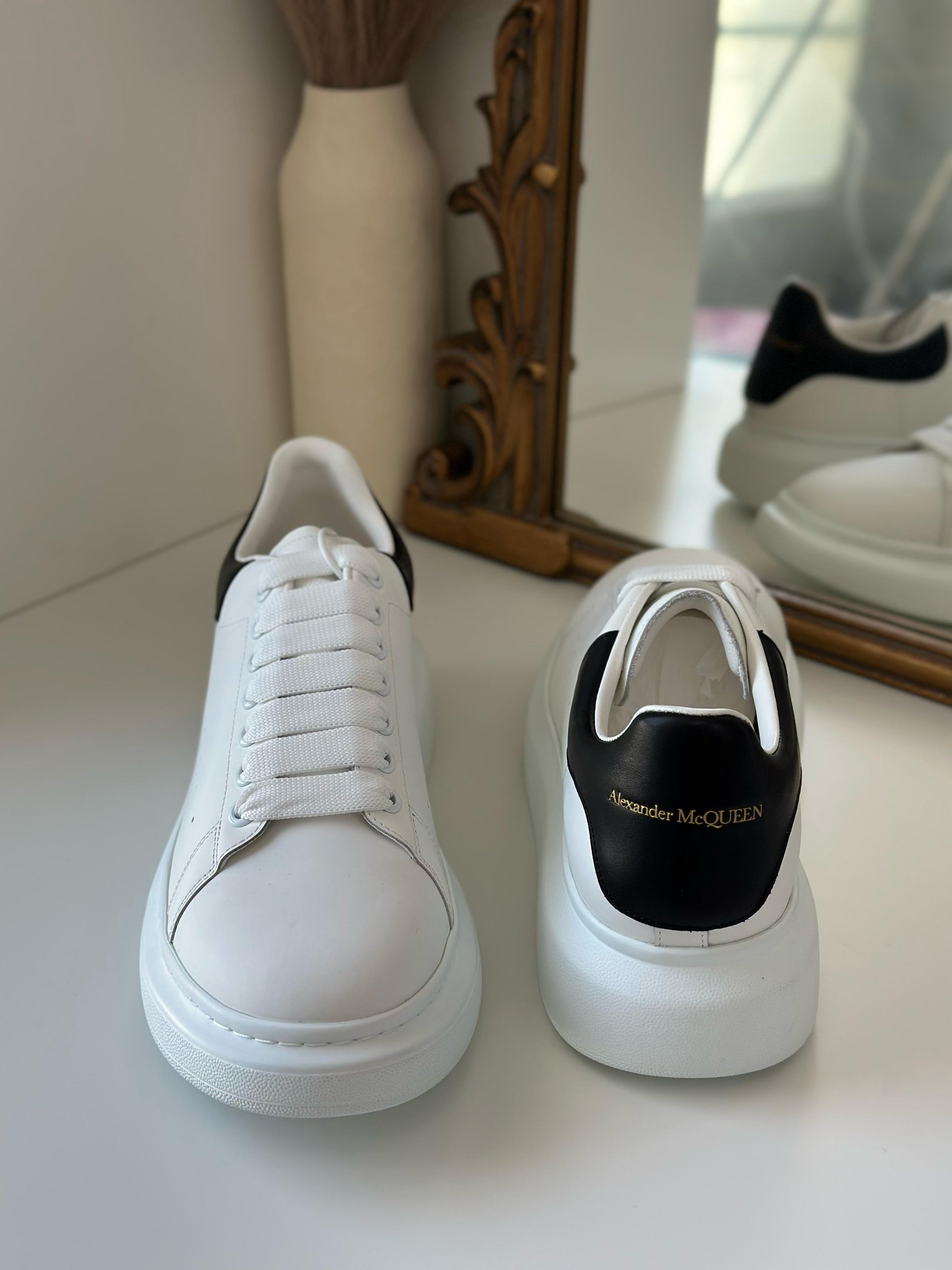 Alexander McQueen Oversized White Men's Designer Sneakers