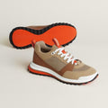 Hermès Leader Sneaker 'Beige / Orange'